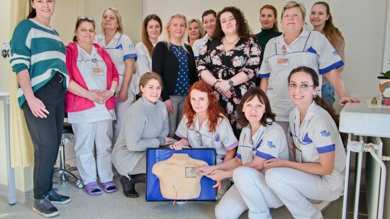 V MOÚ se konal kurz Ošetřovatelská péče o pacienta se zavedeným portem